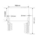 Refrigerateur Americain - HISENSE RC-67WC - 600 litres – Image 4