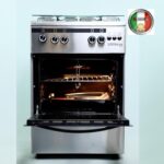 CUISINIÈRE À GAZ 4 FEUX INOX - TECNOLUX 60X60 AVEC FOUR ET GRIL – Image 2