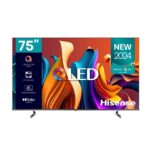 Téléviseur HISENSE 75 pouces QLED Quantum Dot 4K - Série 75Q6N | Smart TV VIDAA - Mini-LED X ULED, Cinéma Laser, Google TV