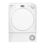Sèche-Linge Candy 9kg Blanc CSEC9LF - Pose Libre, Condensation, Connectivité NFC et Tambour Acier Galvanisé