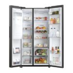 Réfrigérateur Américain - Haier - HSW59F18EIPT- Side-by-Side 515L No Frost, Distributeur Eau et Glaçons, Multi Air Flow, Noir – Livraison Rapide Sénégal – Image 2