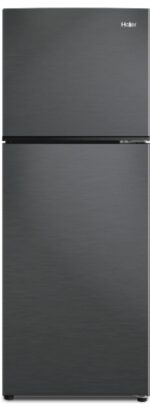 Réfrigérateur Double Portes HAIER HRF-IV250VNUBS - 245 Litres - No Frost - Classe Inverter - Design Élégant Black Silver AB DISTRIBUTION