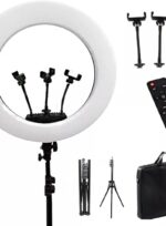 Ring Light RL21 Grand Modèle – Éclairage LED Professionnel pour Photos et Vidéos AB DISTRIBUTION