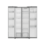 RÉFRIGÉRATEUR - HISENSE - SIDE BY SIDE 4 PORTES - 470L AVEC DISTRIBUTEUR D’EAU - INVERTER INOX (RQ61WC4SA) AB DISTRIBUTION