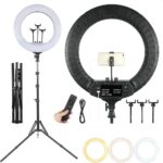 Ring Light RL21 Grand Modèle – Éclairage LED Professionnel pour Photos et Vidéos AB DISTRIBUTION