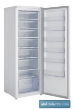 Congélateur Vertical FINIX 212L – 8 Tiroirs – Refroidissement Direct – Plaque Aluminium – Couleur Grise – Image 2