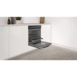 Four encastrable électrique - Constructa - CH8M61762 – 60x60 cm – Inox noir – 71L – Affichage LED – Boutons rotatifs – Image 4