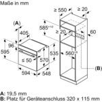 Four encastrable électrique - Constructa - CH8M61762 – 60x60 cm – Inox noir – 71L – Affichage LED – Boutons rotatifs – Image 6