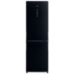 Réfrigérateur Combiné - HITACHI - 366L Noir - 3 Tiroirs Congélateur - Classe A++ - Modèle R-BG410PUC6X GBK
