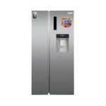 Réfrigérateur Américain Smart Technology STR-5797M – 2 Portes avec Distributeur d’Eau – 562 L – Inox