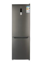 Réfrigérateur Combiné - ASTECH - FC397INO -OG - 356L - Silver Inox avec Fontaine – Classe A+ – 3 Tiroirs