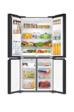 Réfrigérateur Haier 4 Portes – 580 Litres – Inverter – Verre Noir – HRF-580TDBG - Garantie 12 mois – Image 4