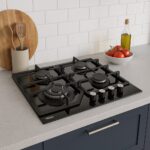 Plaque de Cuisson à Gaz Haier Encastrable 4 Feux – 60x60 cm – Noir – Modèle HOB765B - Garantie 12 mois