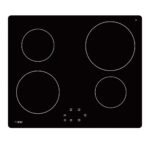 Plaque de Cuisson - Haier HOD660 – 4 Foyers à Induction Encastrable – 60x60 cm – Verre Noir - Garantie 12 Mois