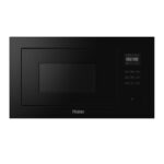 Micro-ondes encastrable - Haier - 30L Noir Miroir HBMW30GB – Gril, Commande Digitale, 10 Programmes Automatiques
