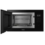 Micro-ondes encastrable - Haier - 30L Noir Miroir HBMW30GB – Gril, Commande Digitale, 10 Programmes Automatiques – Image 2