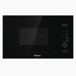 Micro-ondes encastrable - Hisense - 25L avec gril – Noir élégant HB25MOBX7G (900W, minuterie, programmable)