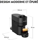 Machine à Café Nespresso DeLonghi Vertuo Pop ENV90B – Centrifusion™, Espresso & Mug, 1260W, Réservoir 1.1L – Noir Mat – Image 4