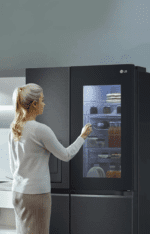 Réfrigérateur LG Side by Side Knock Knock InstaView™ avec Fontaine – 617 Litres – Gris – 
GCX257CSES – Image 4